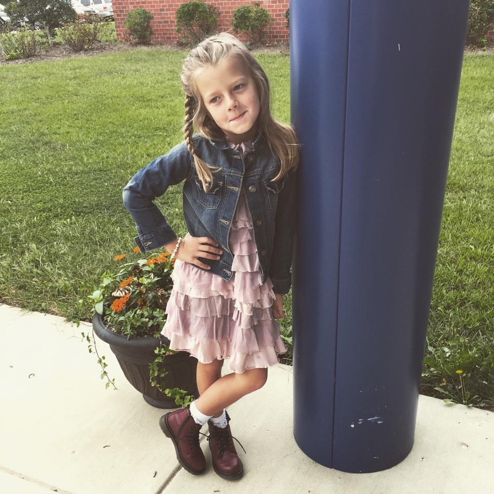 Crewcuts Ruffle Dress 6/7 - Picture 2 of 2